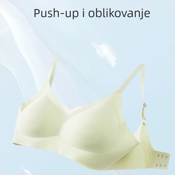 Lagana, prozračni bešavni grudnjak za žene s otvorenim leđima, tanak ljetni model, podrška na gornjem dijelu i push-up.