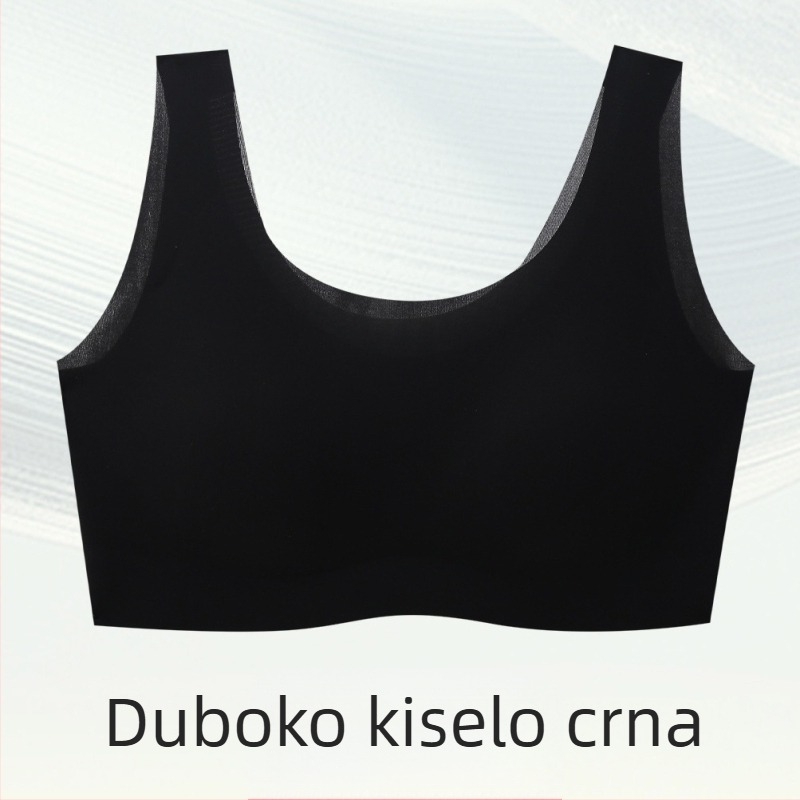 Bešiv grudnjak od Ice Silk, ženski, prozračan, bez žice, vest-stil tanak bandeau
