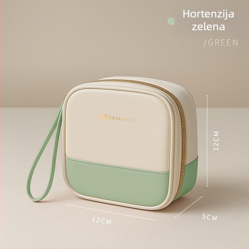 PU prijenosna kozmetička torbica s pretincem za ruž i higijenske uloške, elegantan izgled
