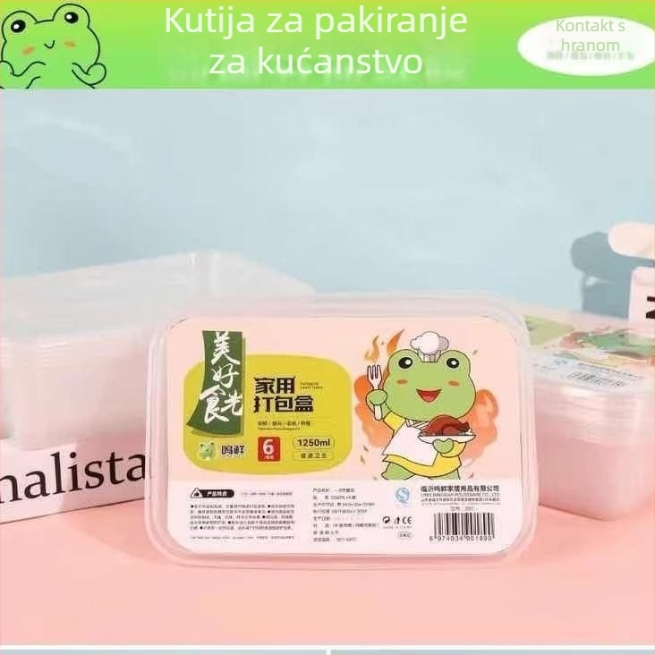 Mingxian jednokratne plastične zdjele za juhu — debele i izdržljive, nepropusne, okrugle plastične zdjele za obiteljska okupljanja, očuvanje svježine