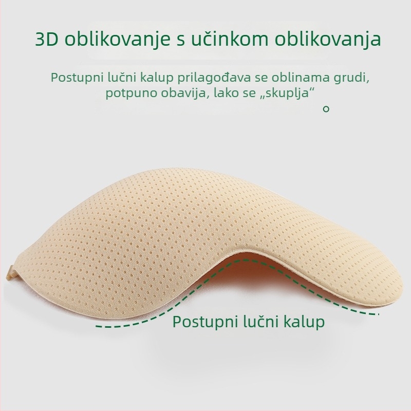 Mango-oblik silikonskih jastučića za grudi s ljepilnim zaštitama za bradavice, podizanje i oblikovanje, idealno ispod vjenčane haljine; prozračan, antibakterijski