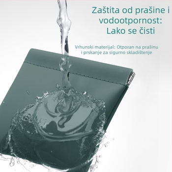 Minimalistička torbica za novčiće u jednoj boji — kompaktna torbica za novčiće, slušalice, kablove i ruž