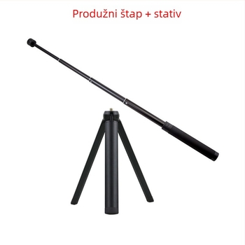 Aluminijski teleskopski produžni štap za stabilizator pametnog telefona DJI Zhiyun, s 1/4-inčnim navojem i učvršćenim stativom