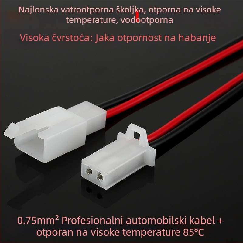 2,8 mm konektor za električno vozilo, jezgro s 2–9 rupa, par vodiča s priključkom, muški i ženski konektor