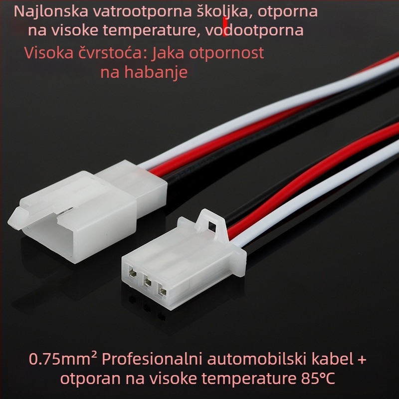 2,8 mm konektor za električno vozilo, jezgro s 2–9 rupa, par vodiča s priključkom, muški i ženski konektor