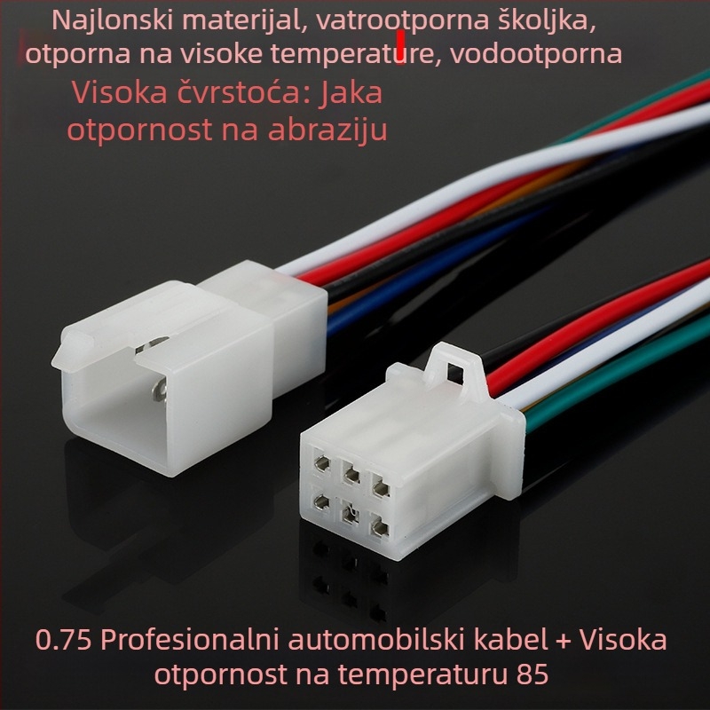 2,8 mm konektor za električno vozilo, jezgro s 2–9 rupa, par vodiča s priključkom, muški i ženski konektor