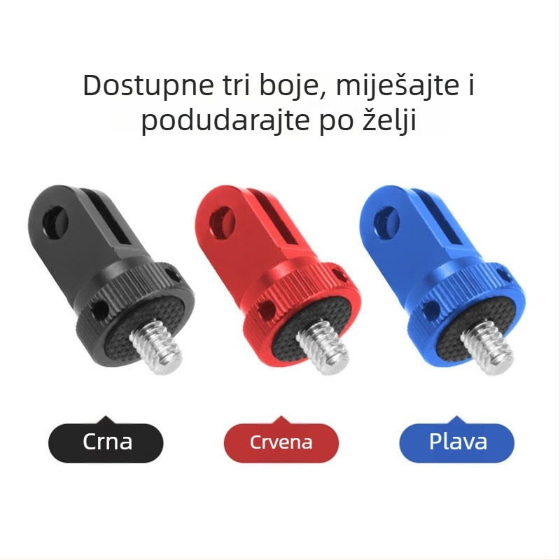 Adapter za GoPro seriju 13 360 akcijsku kameru, mini metalni 1/4-inčni konektor za gimbal