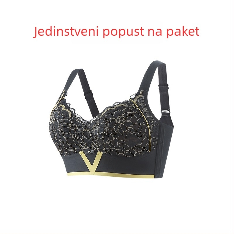 Prilagodljivi bežični grudnjak za velike grudi, vizualno smanjuje izgled, skuplja bočne dojke, sprječava širenje i opuštanje