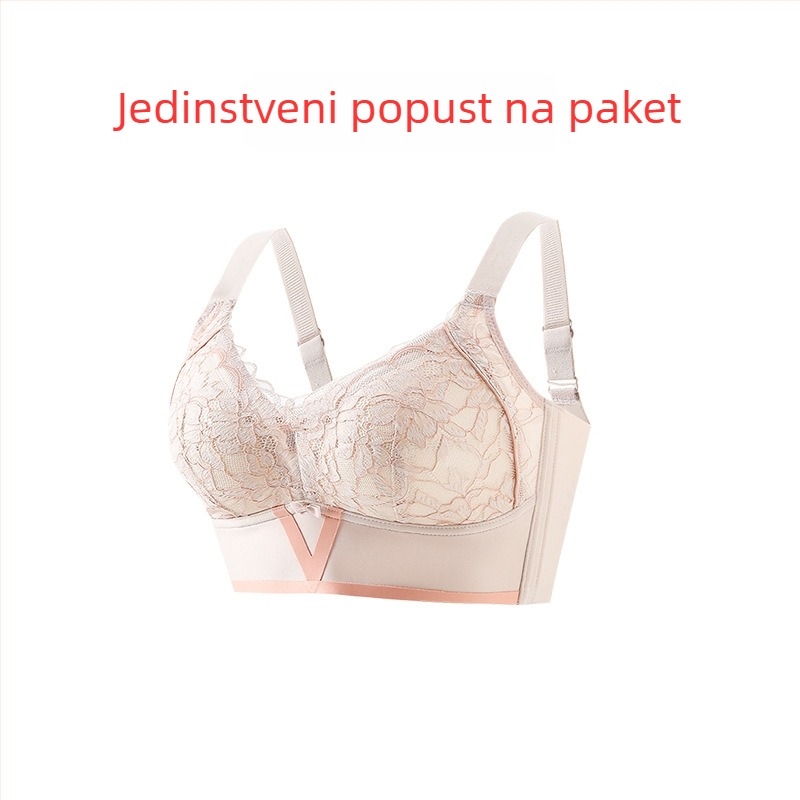 Prilagodljivi bežični grudnjak za velike grudi, vizualno smanjuje izgled, skuplja bočne dojke, sprječava širenje i opuštanje