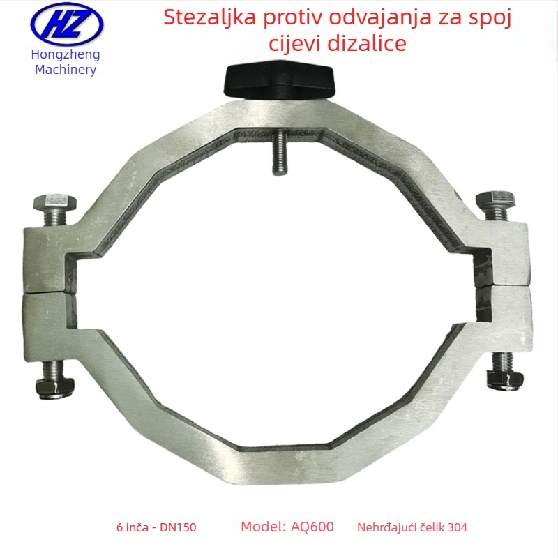 3-inčna mesingana stezaljka protiv odvajanja za DN80 brzi spojnik