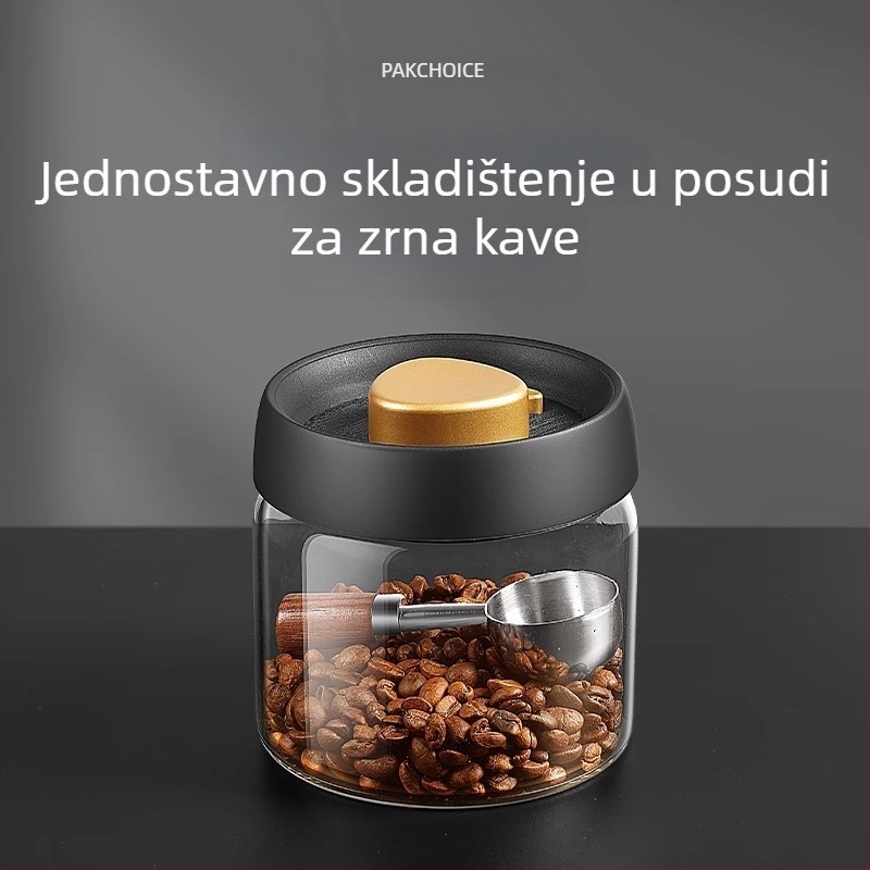 Žlica za kavu s drškom od orašastog drveta, mjerač zrna kave, 304 nehrđajući čelik