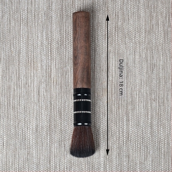 Set četkica za čišćenje čajnih posuda od ebonijskog drveta s Bakelite četkom i ružinim drvetom – pribor Kung Fu čaja