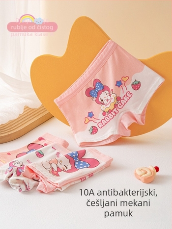 4-komadni set bokserica od pamuka za djevojčice