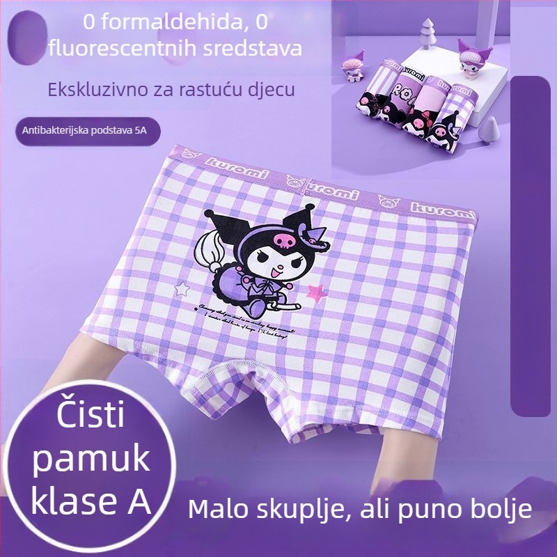 Kulomi dječje pamučne bokserice za djevojčice, antibakterijske, udobne, bez iritacije