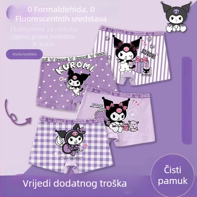 Kulomi dječje pamučne bokserice za djevojčice, antibakterijske, udobne, bez iritacije