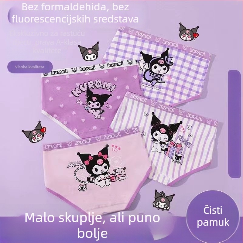 Kulomi dječje pamučne bokserice za djevojčice, antibakterijske, udobne, bez iritacije
