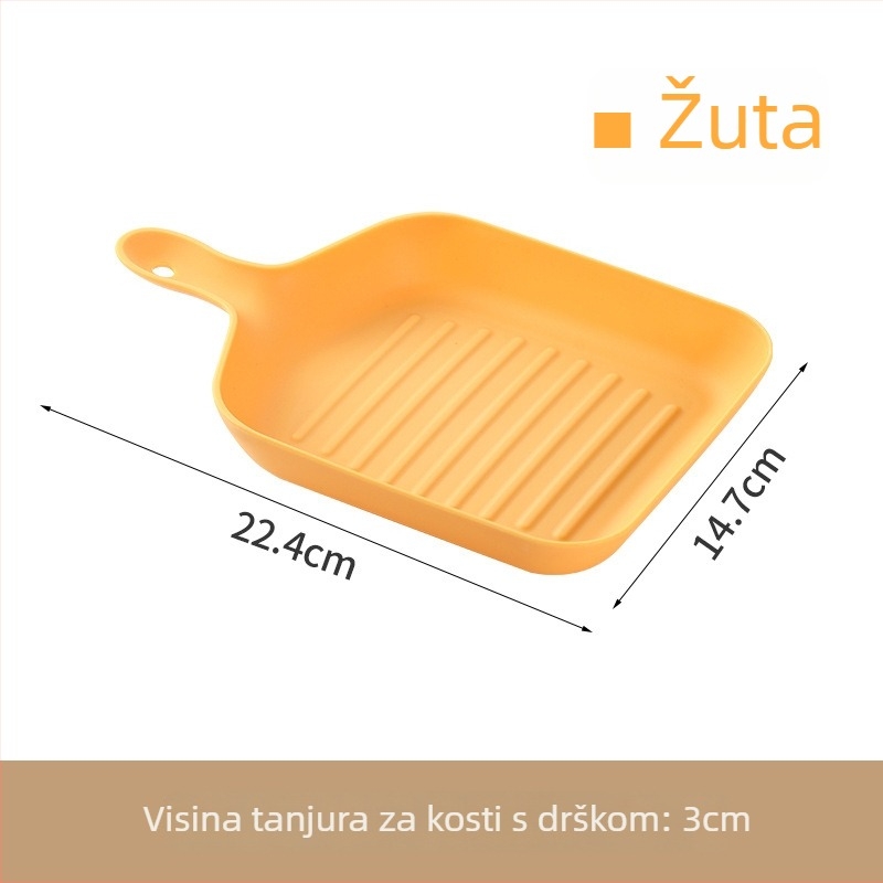 Plastična tanjura s visećim dizajnom u nordijskom stilu za voće, grickalice i suho voće – mali tanjuri