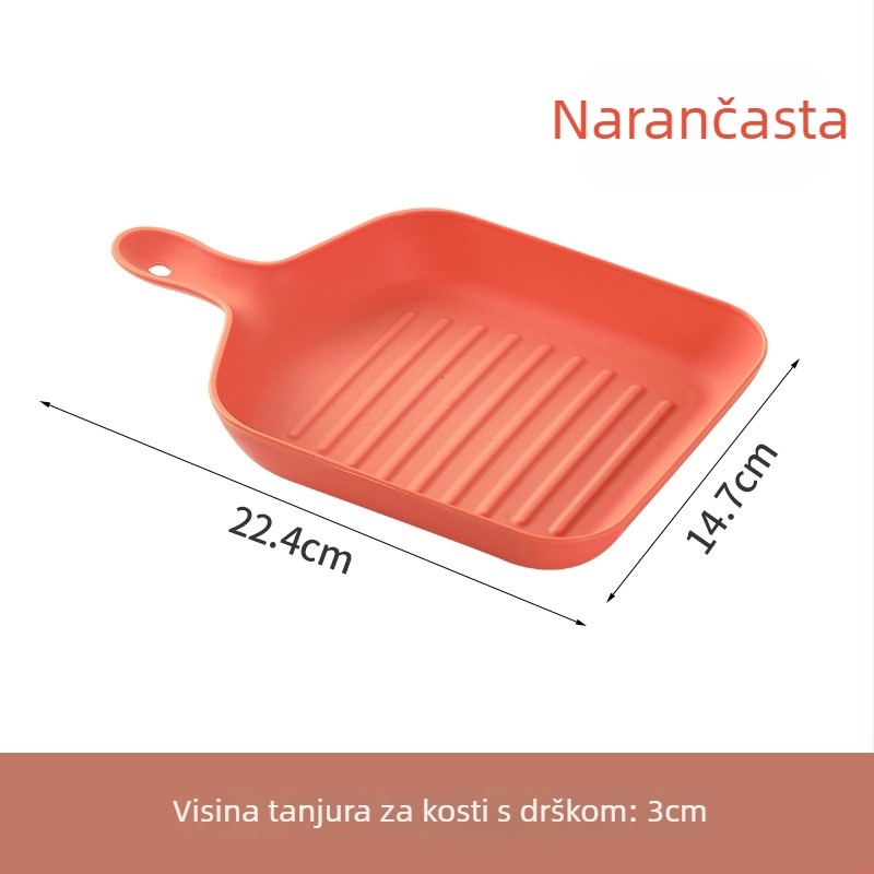 Plastična tanjura s visećim dizajnom u nordijskom stilu za voće, grickalice i suho voće – mali tanjuri