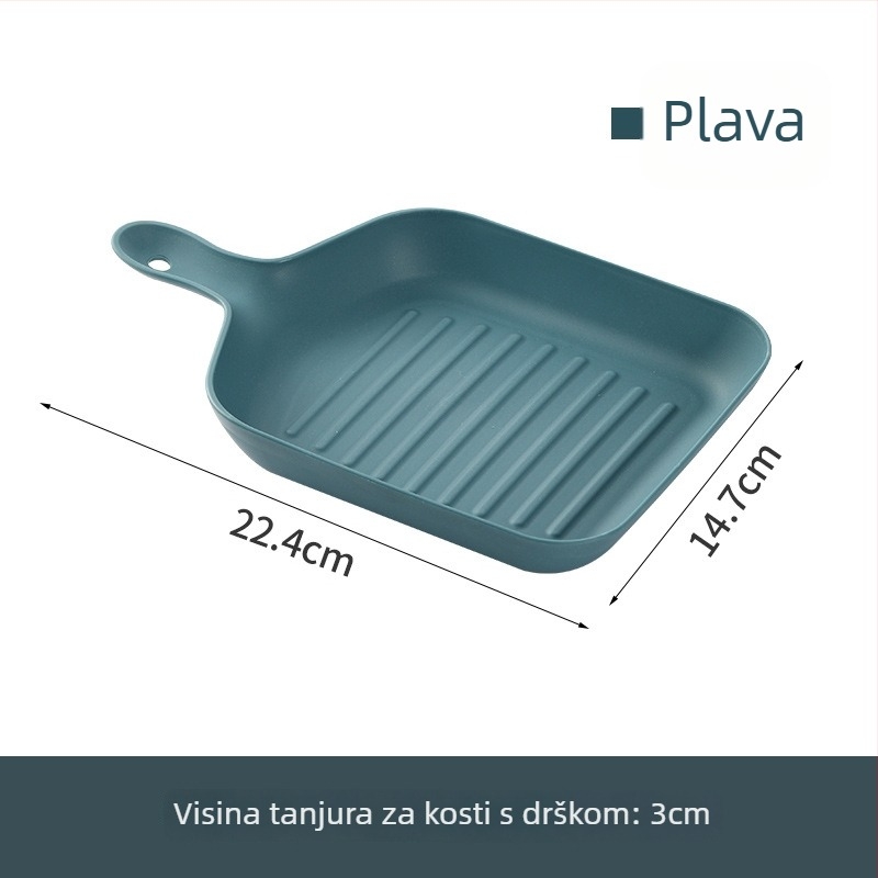 Plastična tanjura s visećim dizajnom u nordijskom stilu za voće, grickalice i suho voće – mali tanjuri