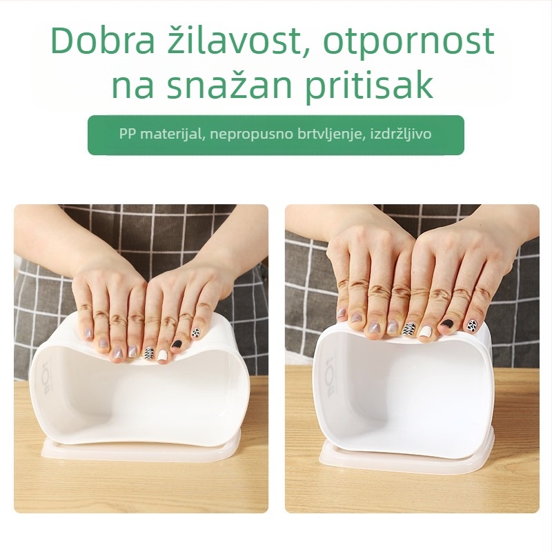 Plastična kutija za hranu s poklopcem, za hladnjak, kutija za ručak