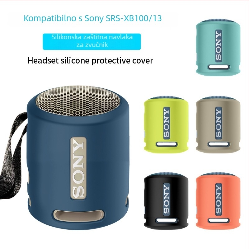Silikonsko zaštitno kućište za Sony SRS-XB100 XB13, otporno na padove i prašinu