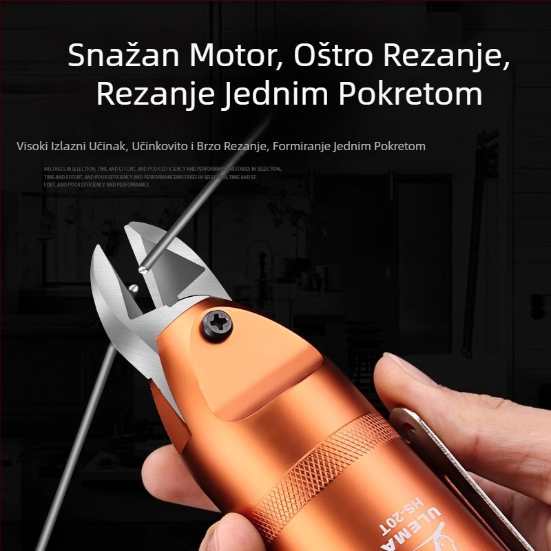 ULEMA pneumatske škare – rezanje plastike i žice, model HS-30T