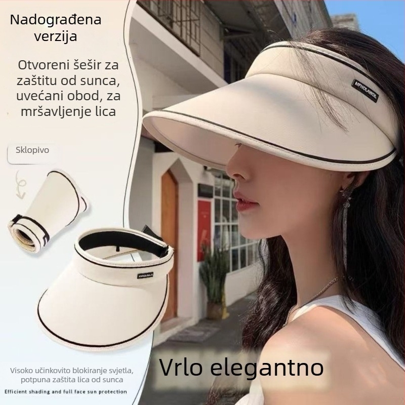 Set zaštite od sunca: šešir za lice, UV zaštita, hlađajući rukavi za vožnju biciklom, naočale za sunce, ljetna maska