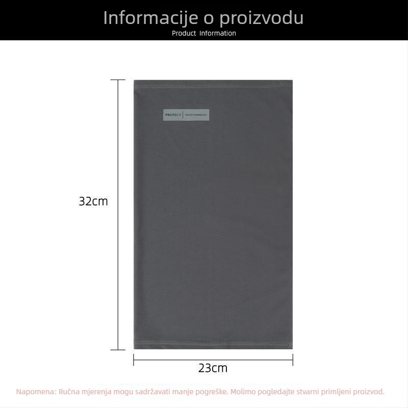 Unisex maska za vožnju biciklom za zaštitu od sunca, potpuno prekrivanje lica i vrata, Ice Silk tkanina