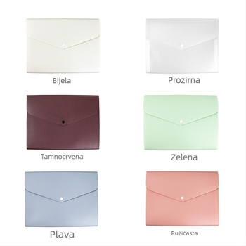 A4 harmonijski organizator za dokumente u Morandi boji, prijenosni, velika kapaciteta, 5 odjeljaka