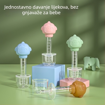 Šprica za davanje lijekova bebama, s ručnim pritiskom i dozatorom vode, zaštita od gušenja