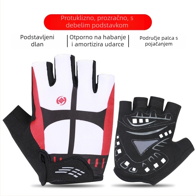 XINTOWN rukavice za vožnju biciklom, poluduga prsta, neklizajuće i otporne na habanje za električne bicikle, cestovne bicikle i sportske bicikle