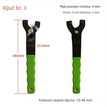 Univerzalni ključ za kutnu brusilicu (125/150) – ključ za podešavanje diskova i stroja za poliranje