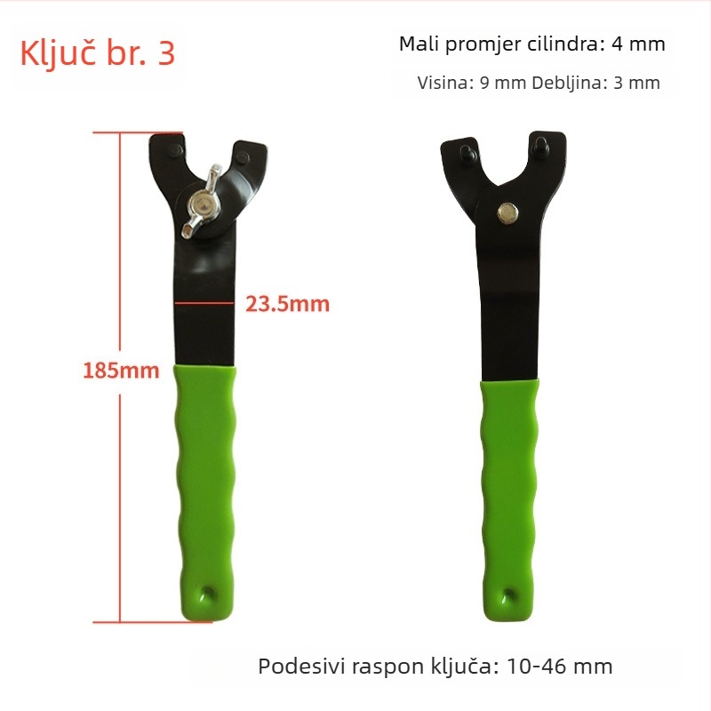 Univerzalni ključ za kutnu brusilicu (125/150) – ključ za podešavanje diskova i stroja za poliranje