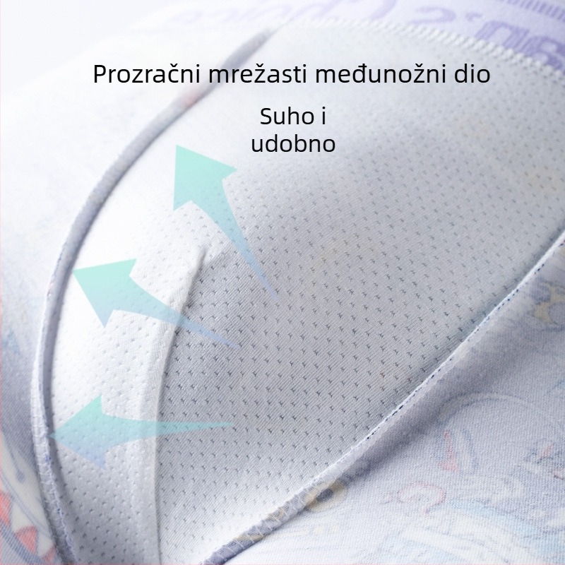 Muške pamučne bokserice, antibakterijske, sportskog stila, životinjski uzorak