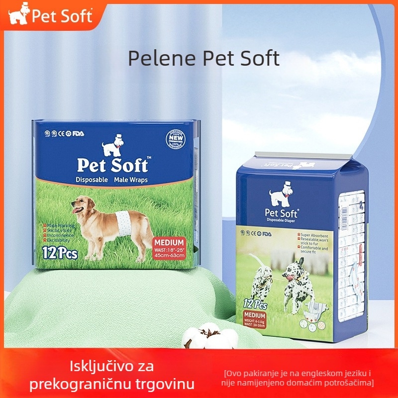 PetSoft Psi menstrualne hlače – Pelene za pse
