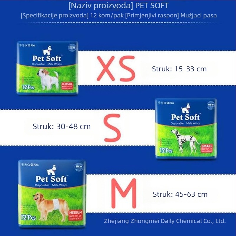 PetSoft Psi menstrualne hlače – Pelene za pse