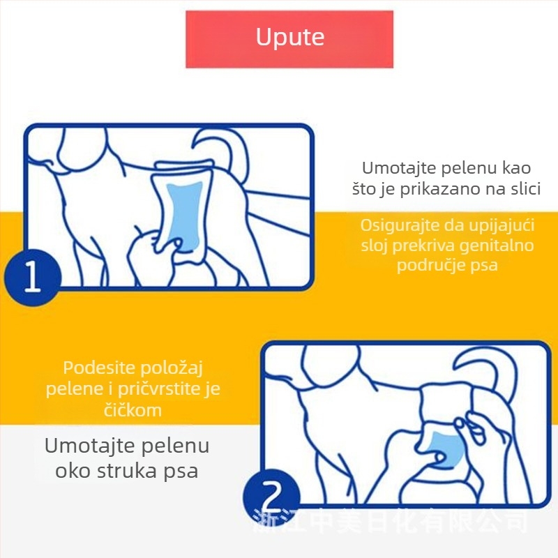 PetSoft Psi menstrualne hlače – Pelene za pse