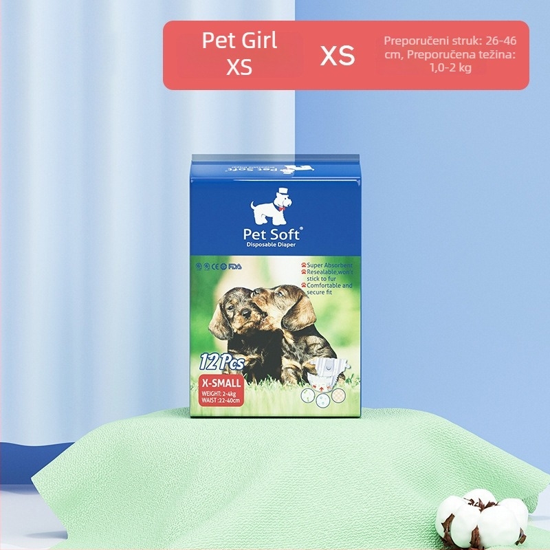 PetSoft Psi menstrualne hlače – Pelene za pse