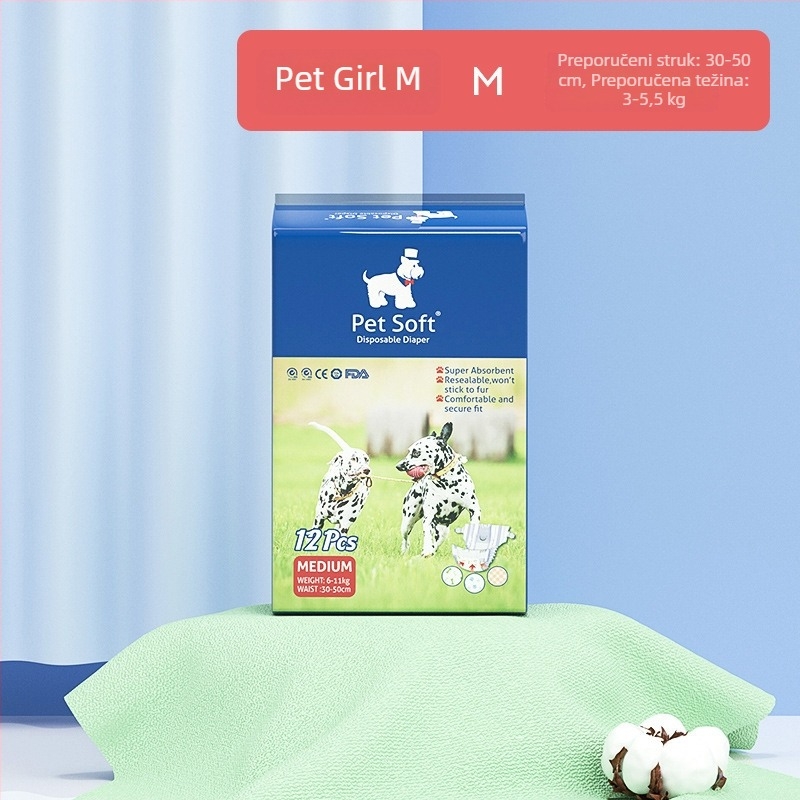 PetSoft Psi menstrualne hlače – Pelene za pse