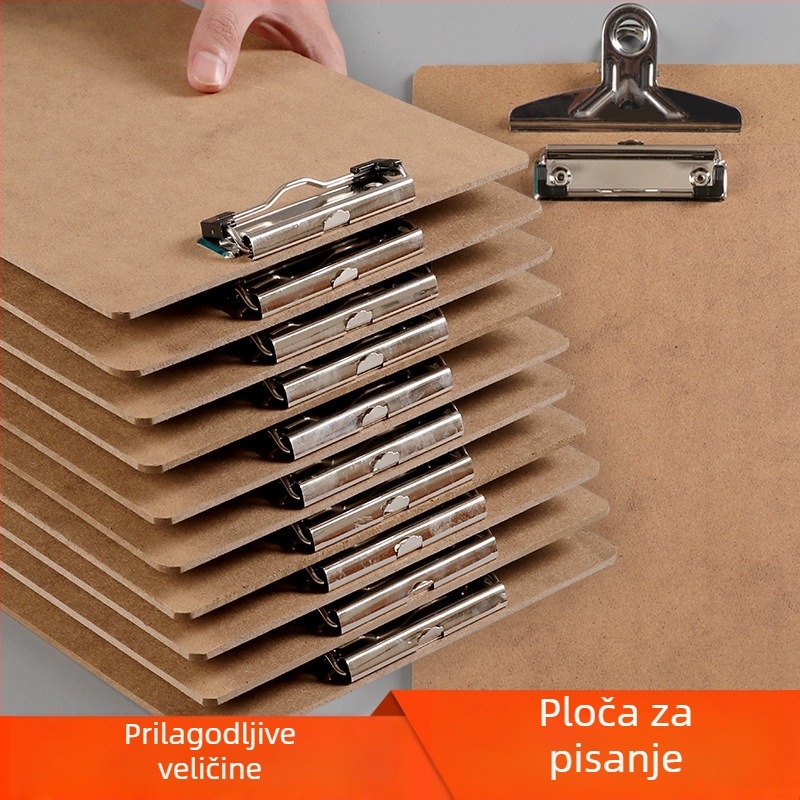A4 ploča-klip za pisanje i dokumente – papirni klip, uredski pribor