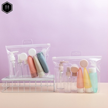 11-dijelni putni set bočica za kozmetiku: sprej, tonik, šampon, gel za tuširanje, krema i losion