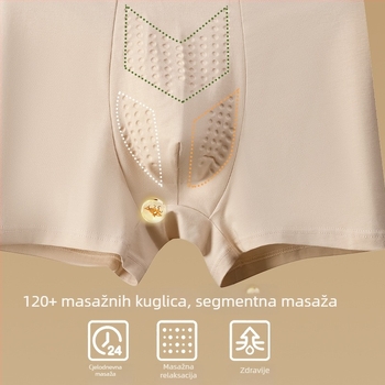 10A antibakterijske muške gaćice, prozračne, brzo sušeće, sportski stil, pamuk, njega Cordycepsa, poklon kutija
