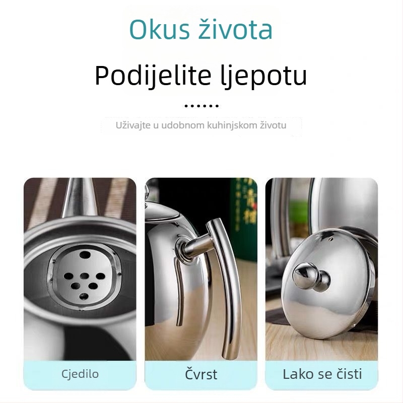 Nerđajući čelični čajnik sa filtrom za hladnu vodu, za hotele i restorane