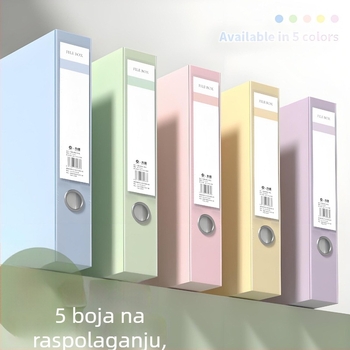A4 kutija za arhivu, 55 mm debljine, plastična, velika kapaciteta za pohranu dokumenata za računovodstvo