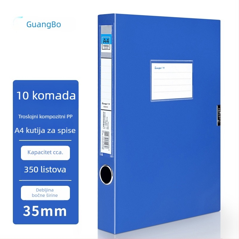 GuangBo plastična kutija za dokumente A4, modeli A88024/A88025