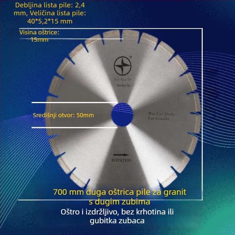 Dijamantni kružni disk za granit, oštar i izdržljiv