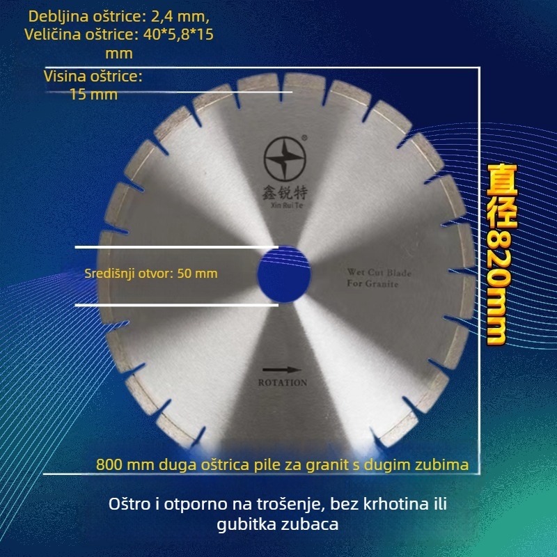 Dijamantni kružni disk za granit, oštar i izdržljiv