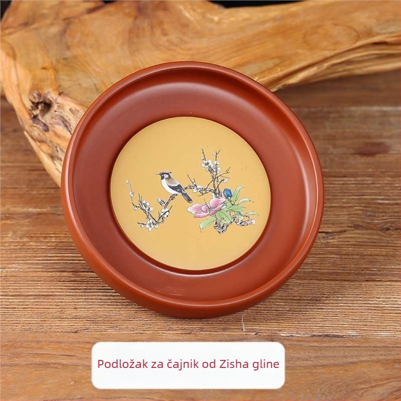Veliki držač čajnika od Zisha gline s keramičkom osnovom – podloga za čajnik za čajnu ceremoniju