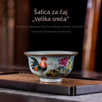 Jingdezhen keramička čajna šalica – Chicken Cup