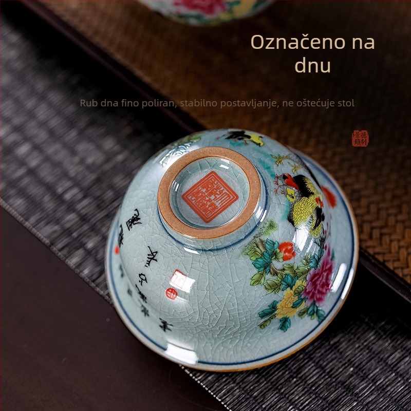 Jingdezhen keramička čajna šalica – Chicken Cup